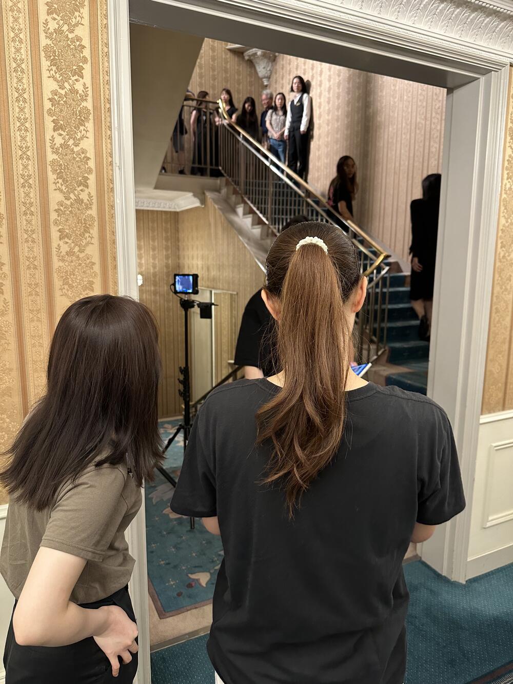Behind the scenes photo