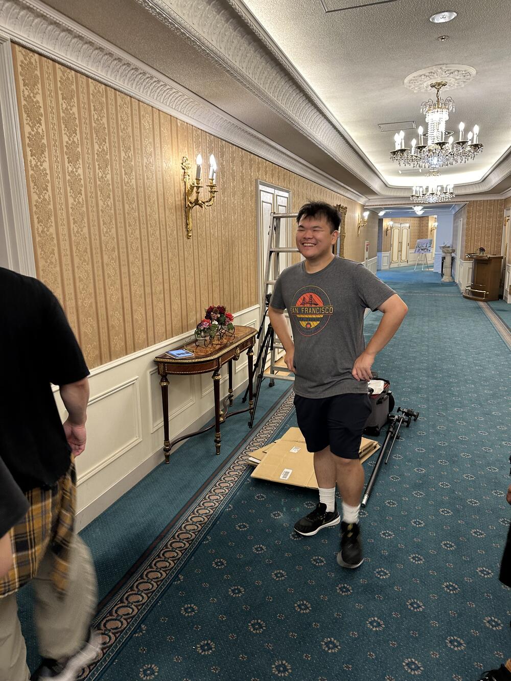 Behind the scenes photo