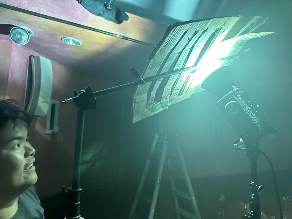 Behind the scenes photo