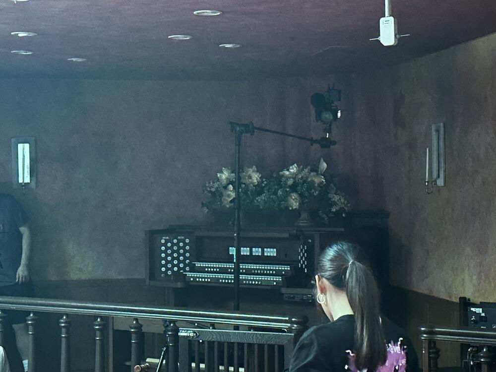 Behind the scenes photo