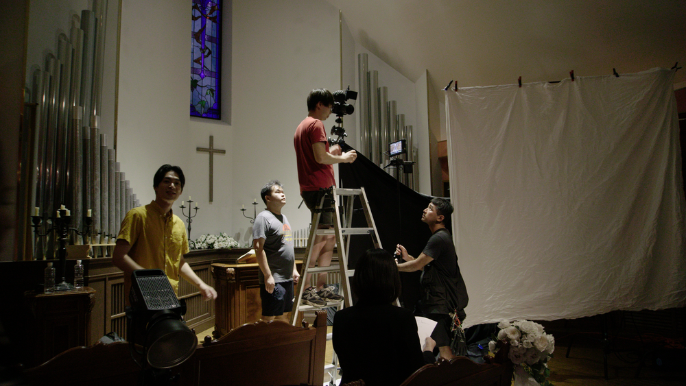 Behind the scenes photo