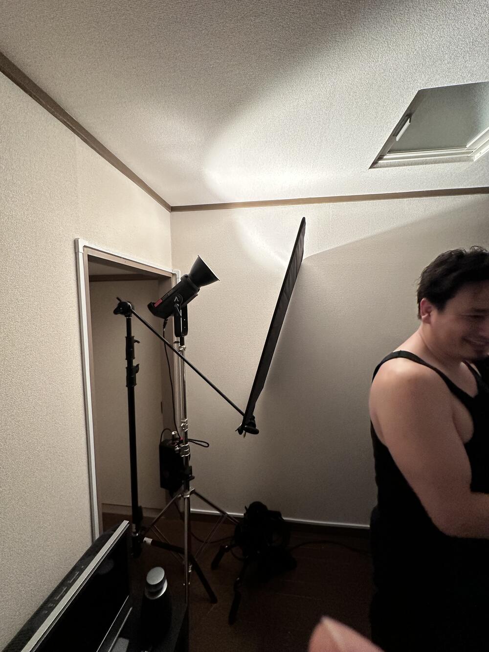 Behind the scenes photo