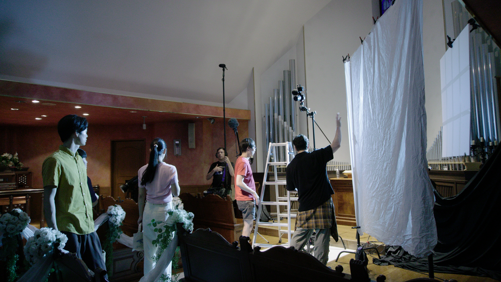 Behind the scenes photo