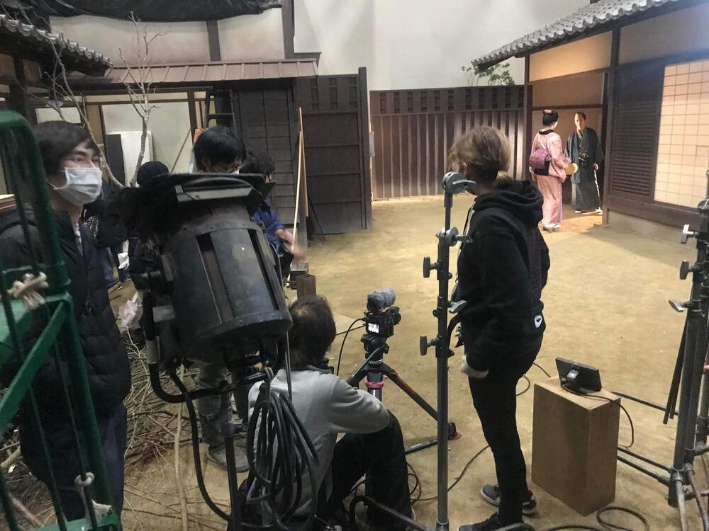 Behind the scenes photo