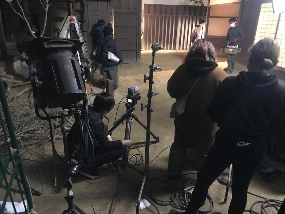 Behind the scenes photo