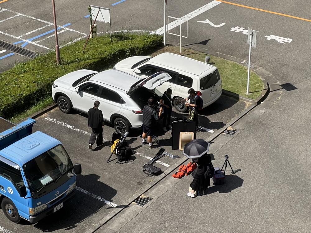 Behind the scenes photo