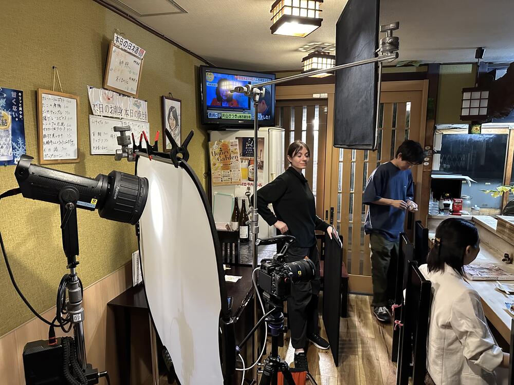 Behind the scenes photo