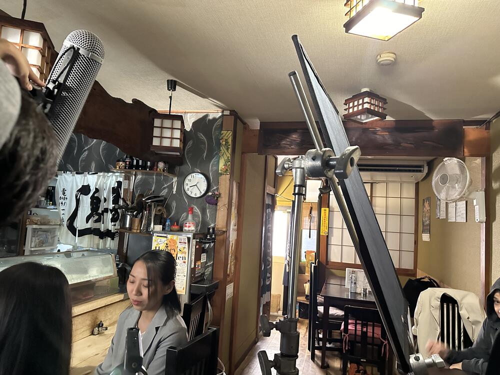 Behind the scenes photo