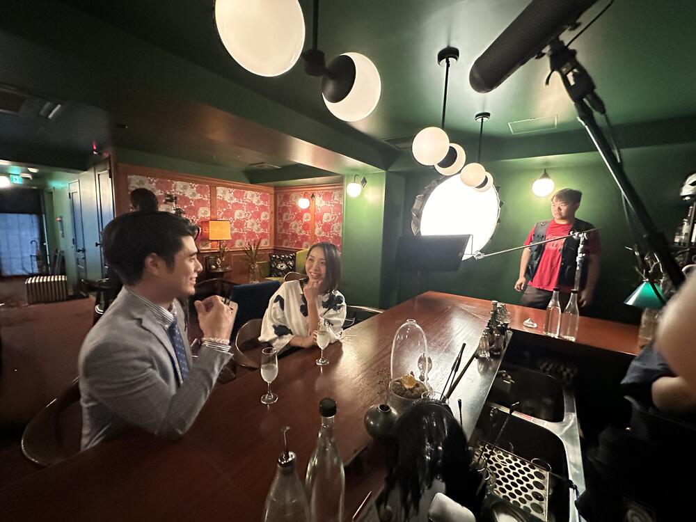 Behind the scenes photo