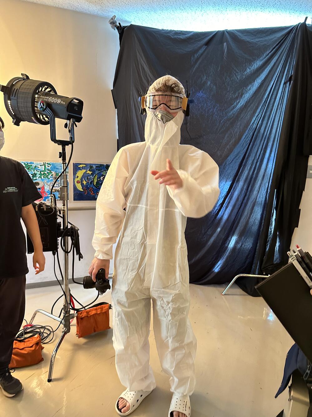Behind the scenes photo